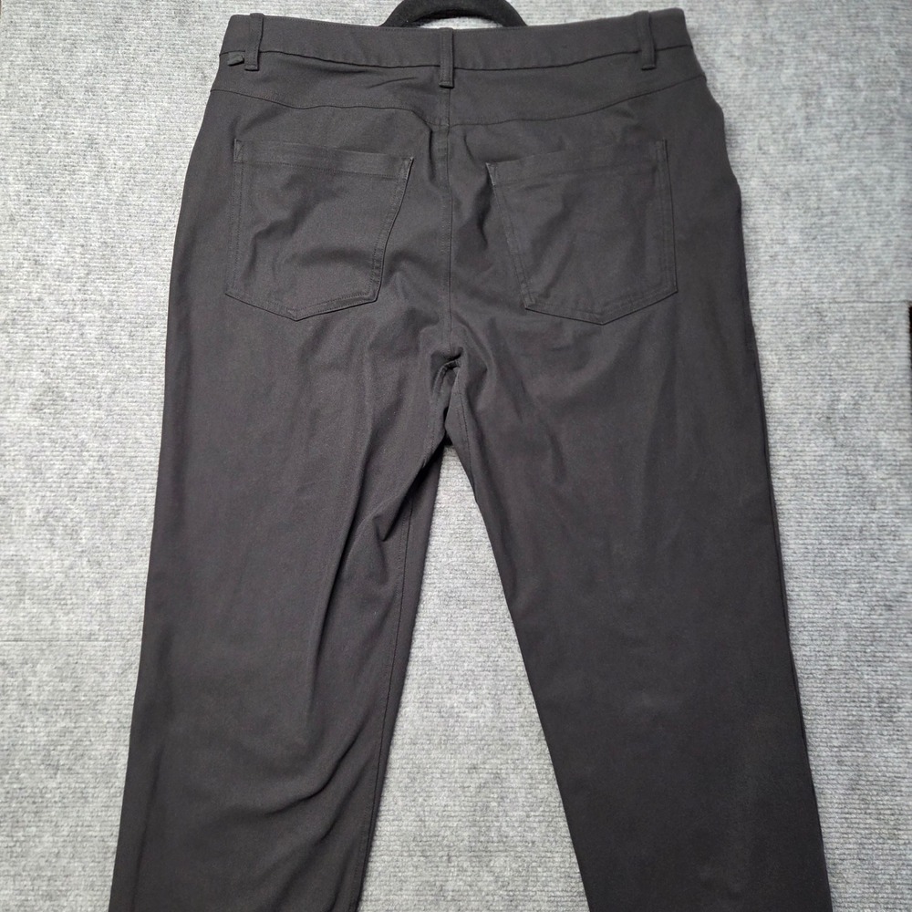 Lululemon Commission Pant Classic 32 Black Charcoal LM5AQMT.0 Mens Pants 32x32 - Picture 14 of 16